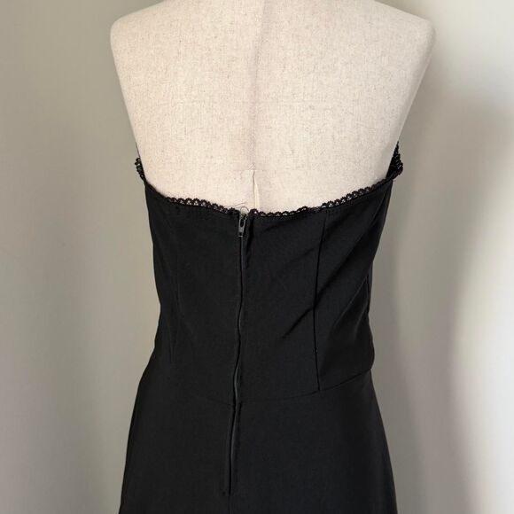 y2k Goth Ruby Rox Strapless Highlow Formal Dress Size 11 - Picture 4 of 5